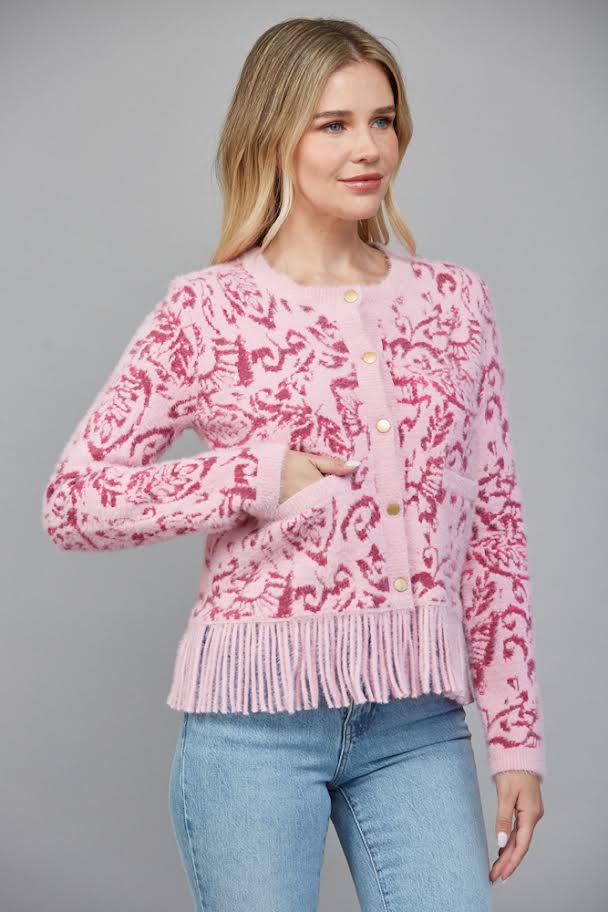 Cardigan with Fringe