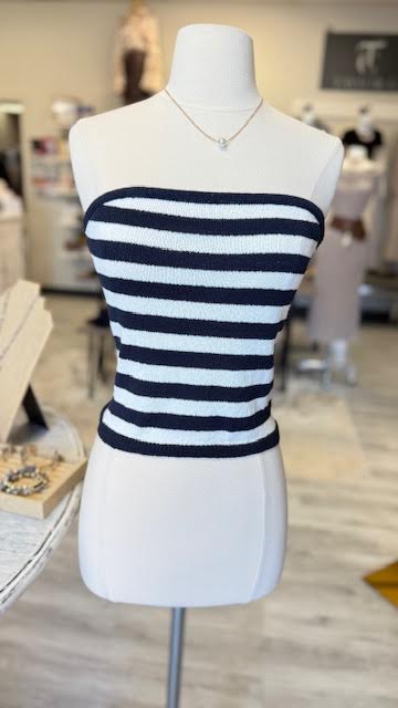 Stripe Tube Top
