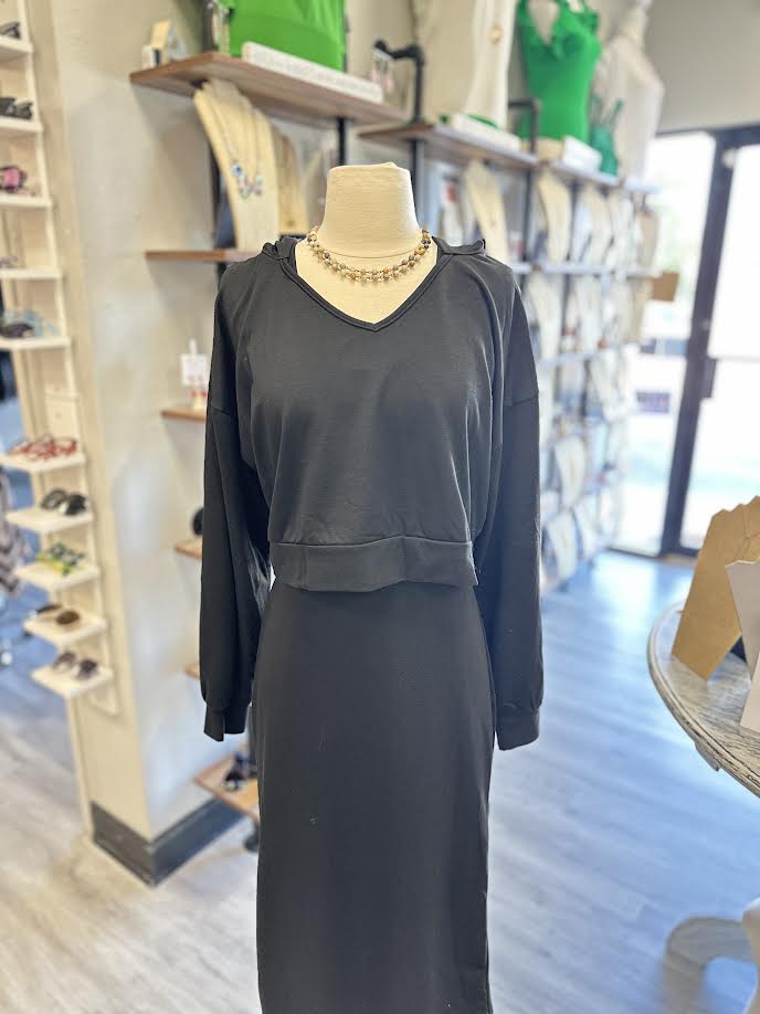 Two Piece Tank Dress Set