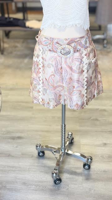 Paisley Ric Rac Short