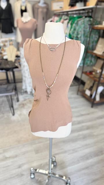 Asymmetrical Hem Knit Top