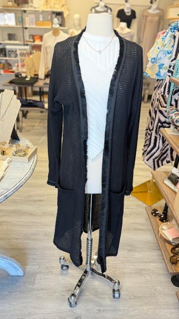 Retro Fringe Cardigan