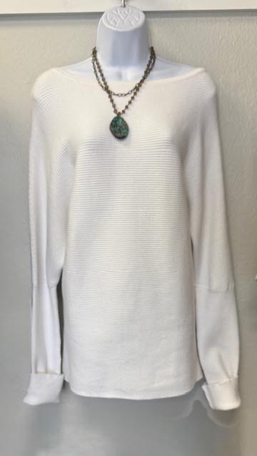 Off Shoulder LS Sweater