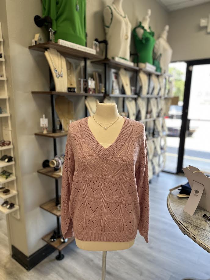 Hearts Sweater