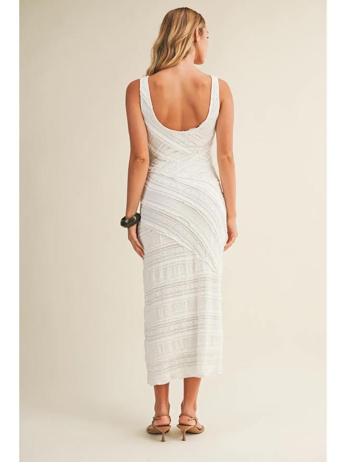 Textured Midi Dress