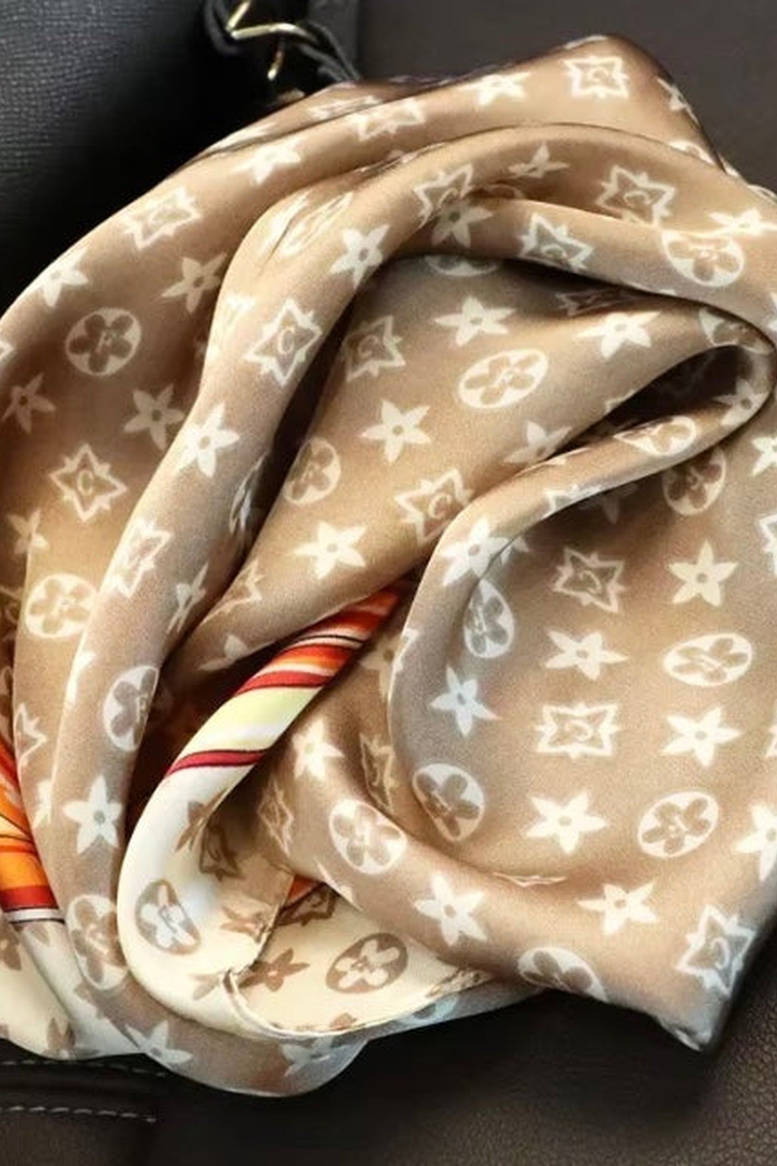 Printed Satin Scarf