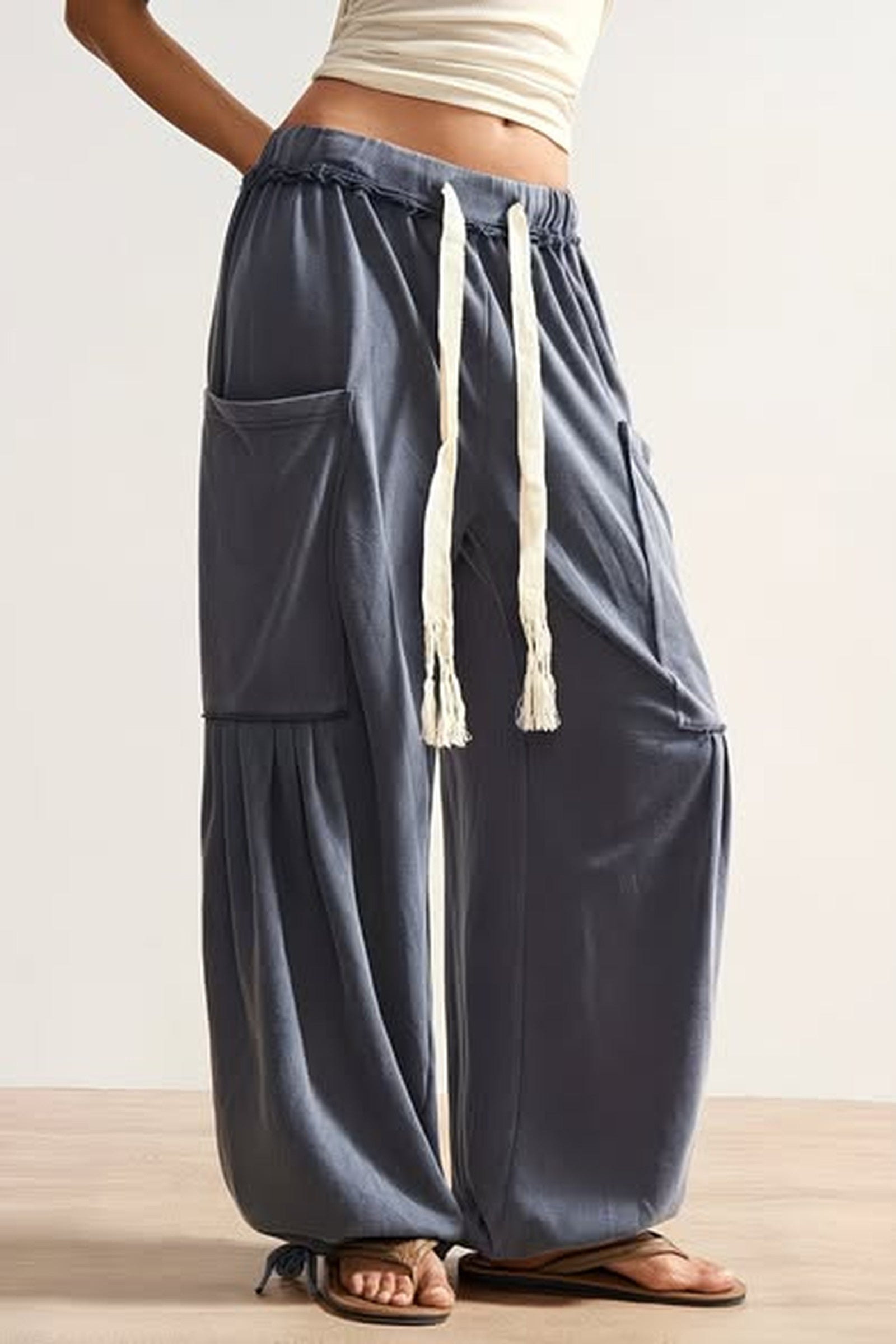 Vintage Washed Harem Pants