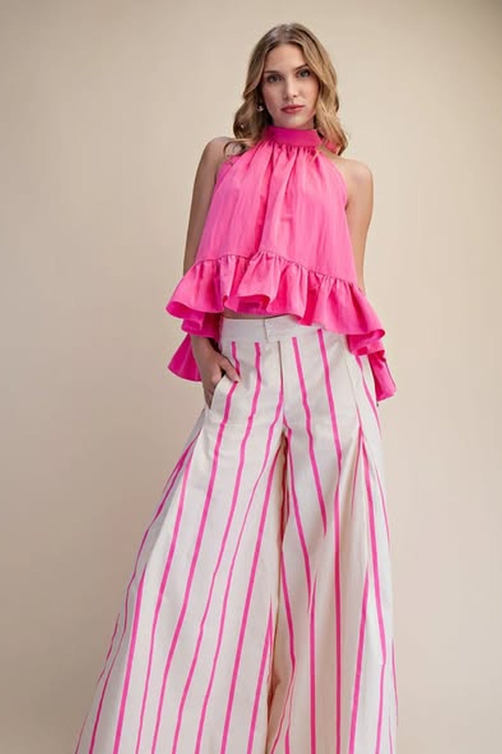 Palazzo Stripe Pant