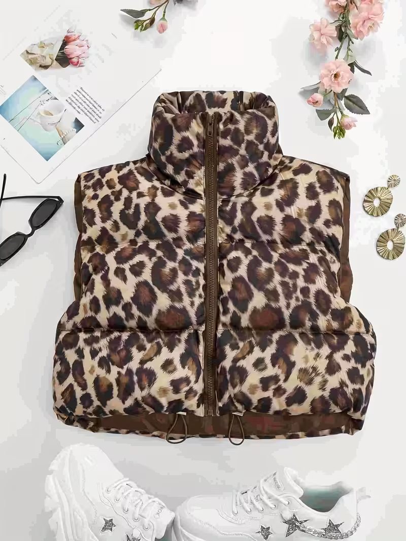Luxe Leopard Puffer