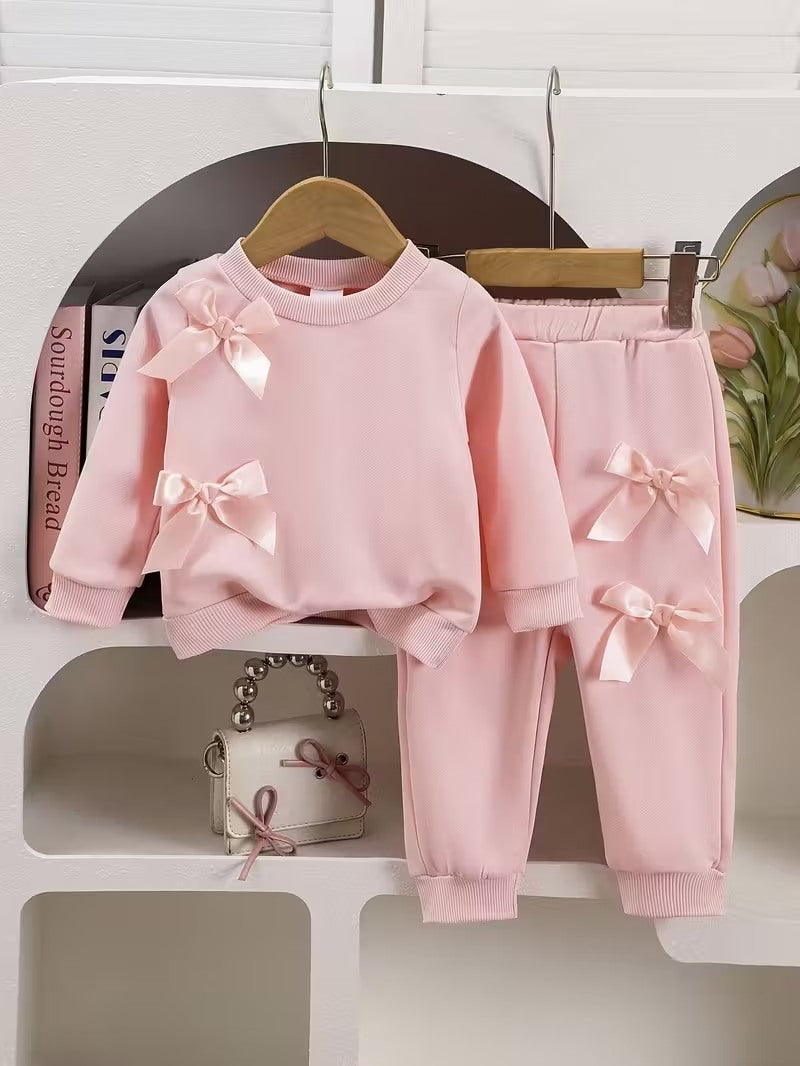 Baby Bow 2 Piece Sweatshirt