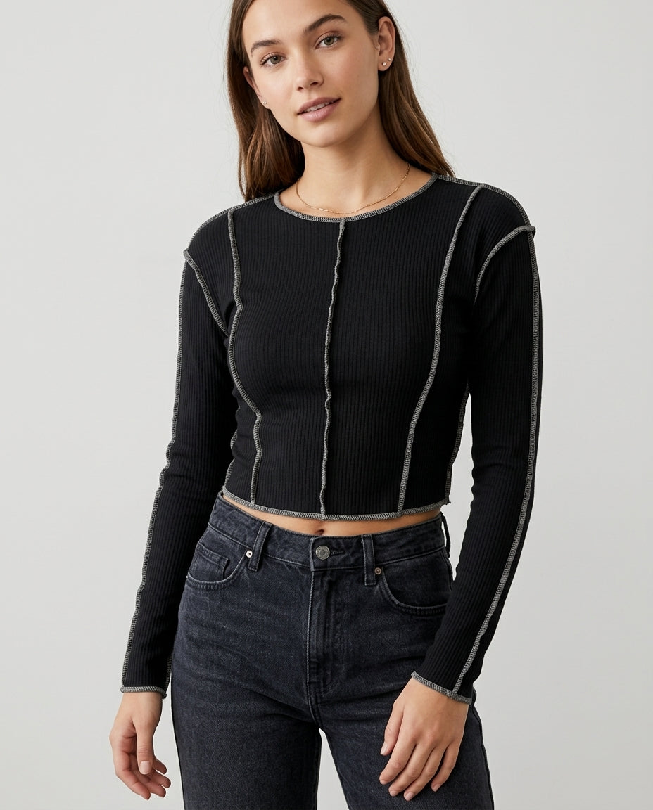 VH LS Crop Top