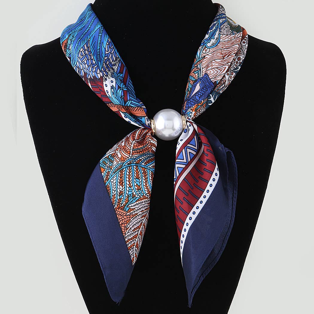 Multi Pattern Silk Scarf