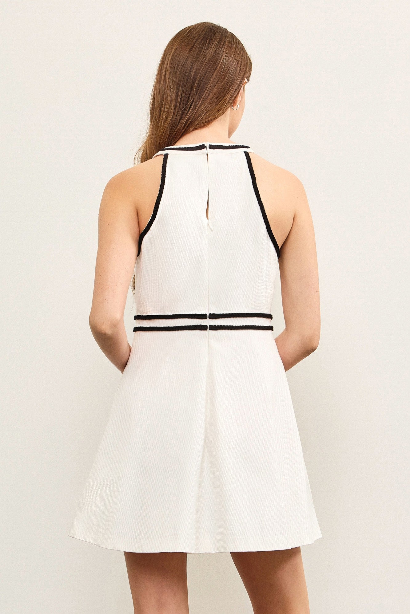 Ric Rac Sleeveless Mini Dress