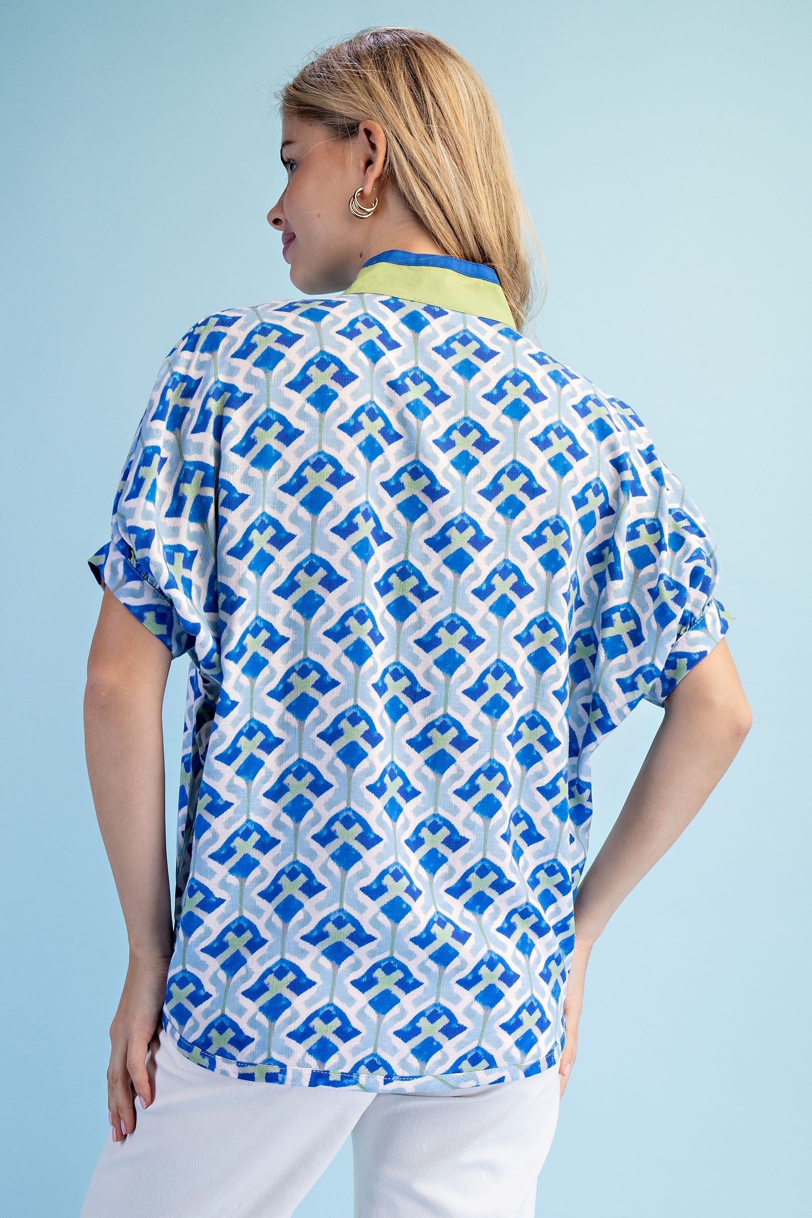 Print Dolman Tunic