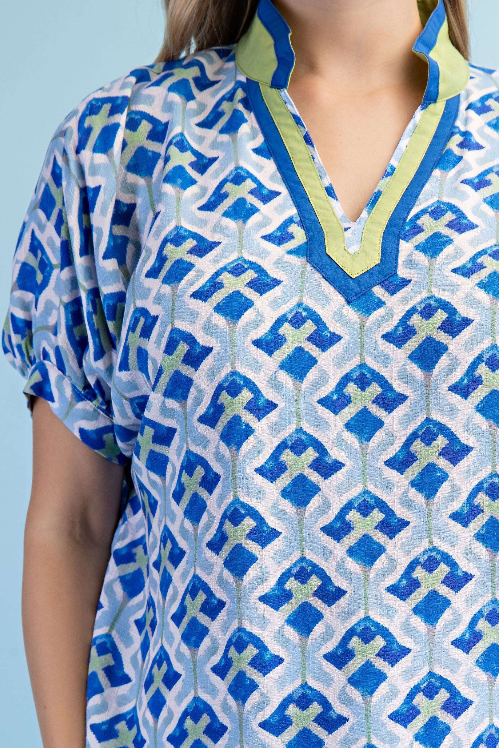 Print Dolman Tunic