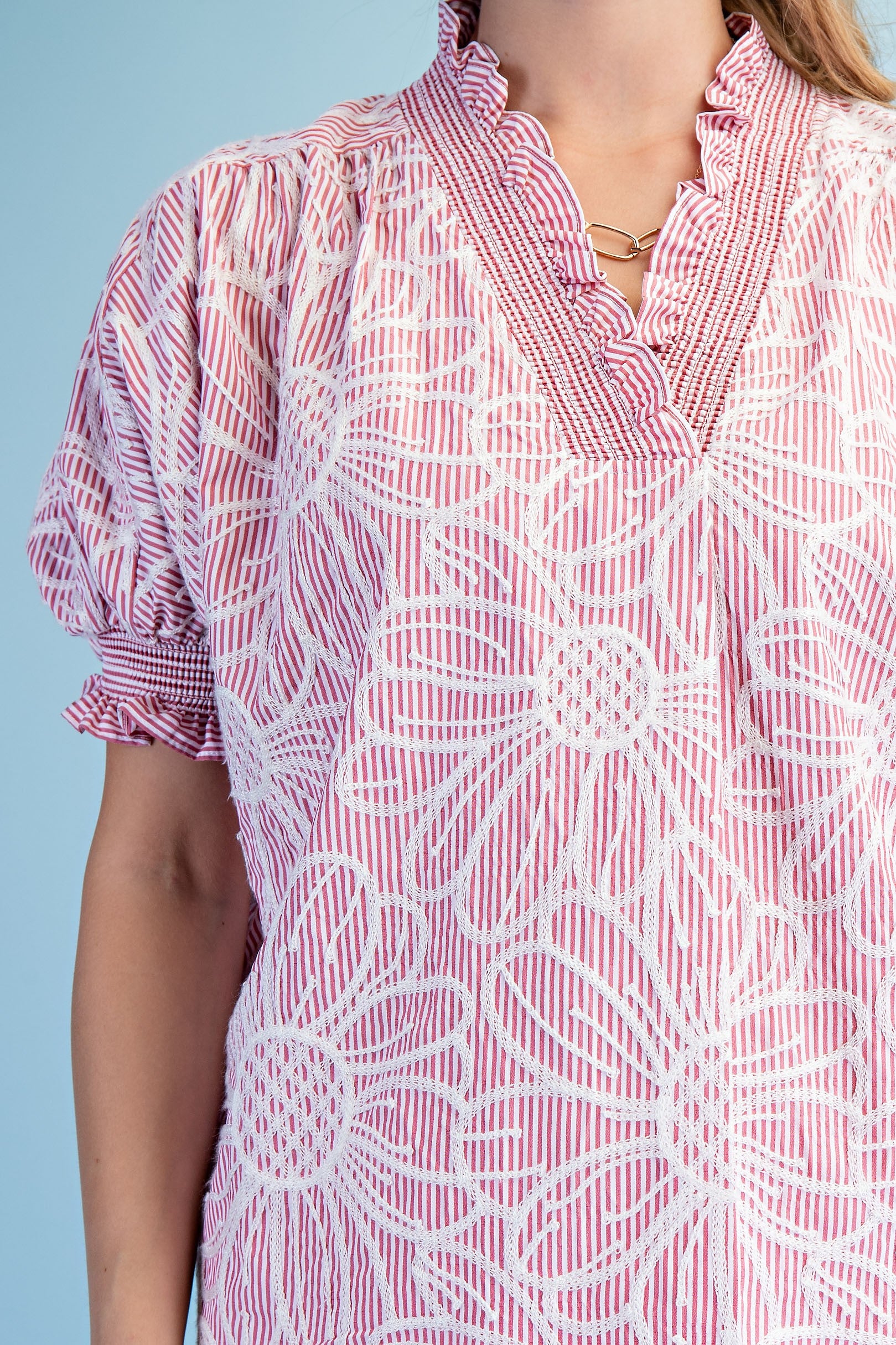 Rose EMBROIDERED Blouse