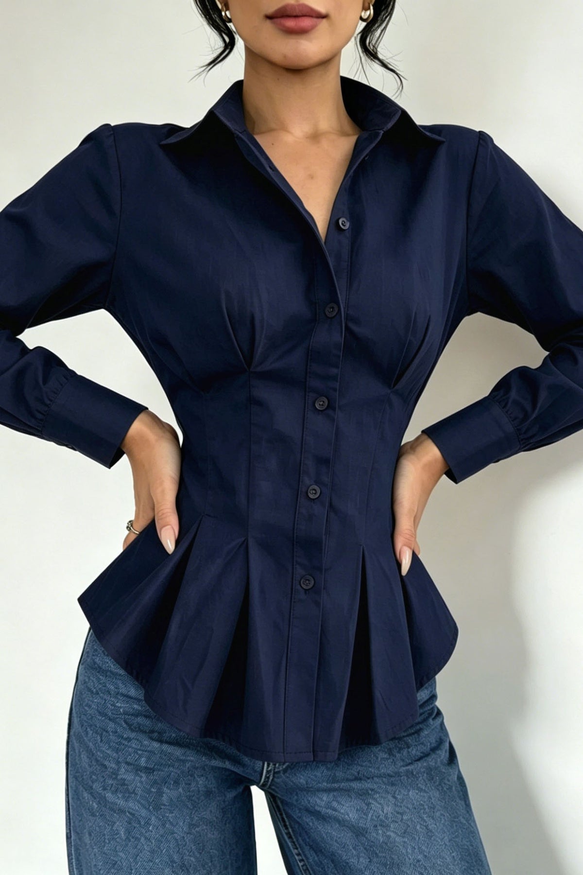 Cinch Waist Blouse