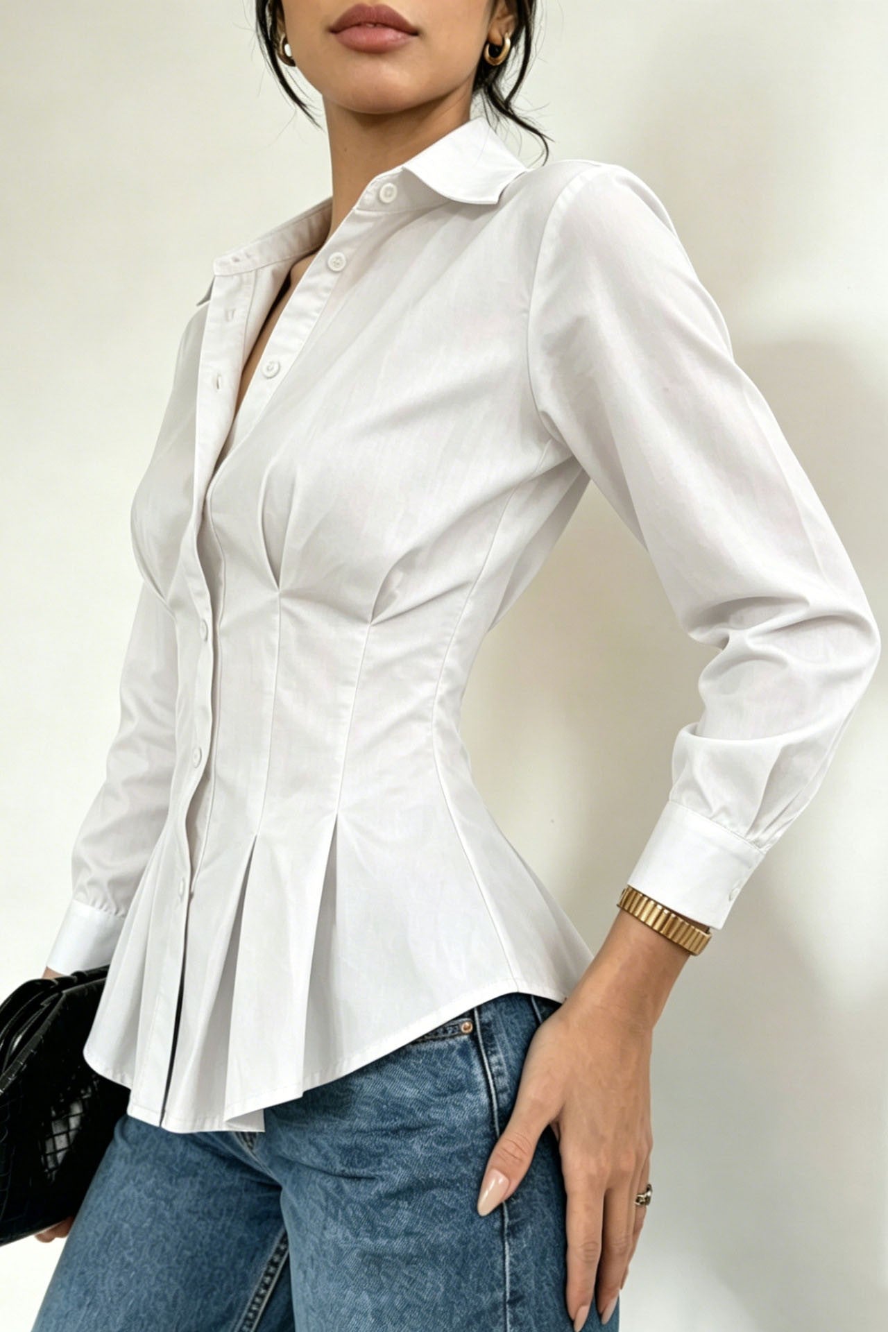 Cinch Waist Blouse
