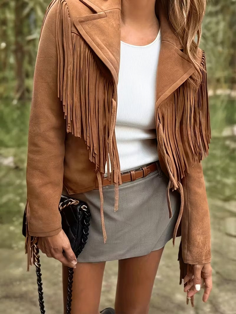Cowboy Chic Fringe Jacket