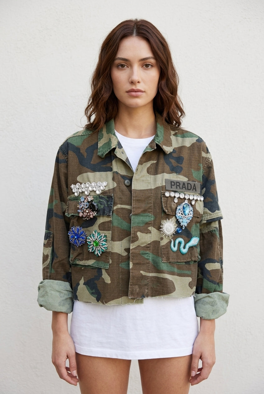 One Of A Kind Snake Camo Jacket