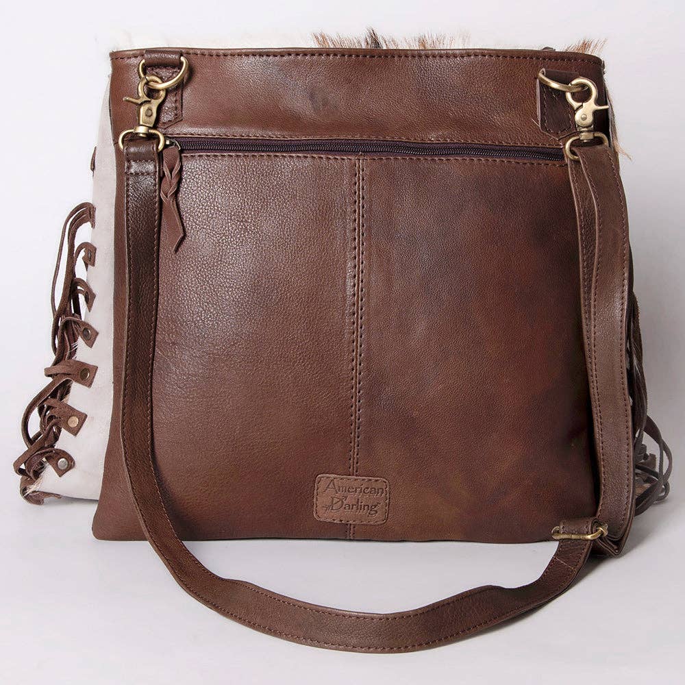 Western Genuine Leather Crossbody Bag