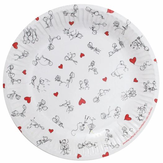 Stick Figure Plates