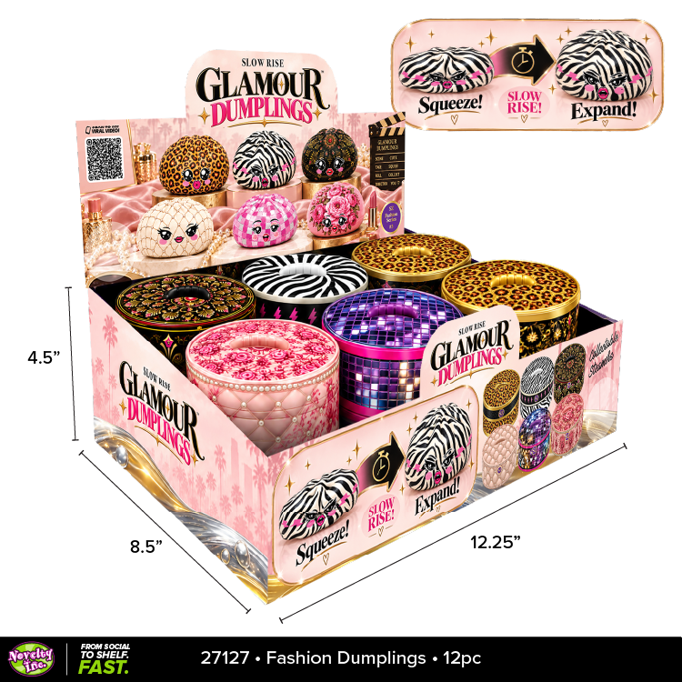 Glamour Slow Rise Dumpling Squishy Toy