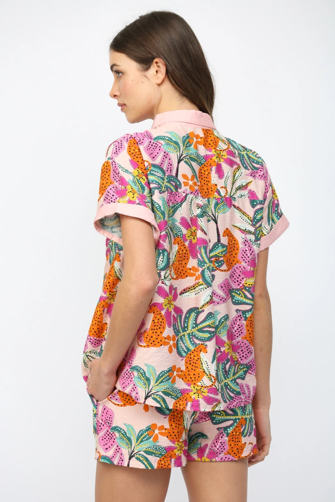 Short Sleeve Floral