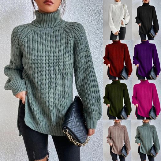 Wide Turtleneck Sweater