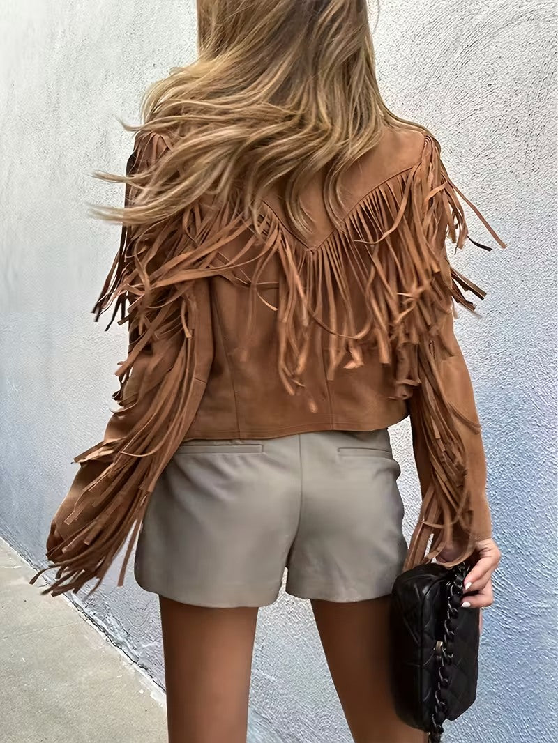 Cowboy Chic Fringe Jacket