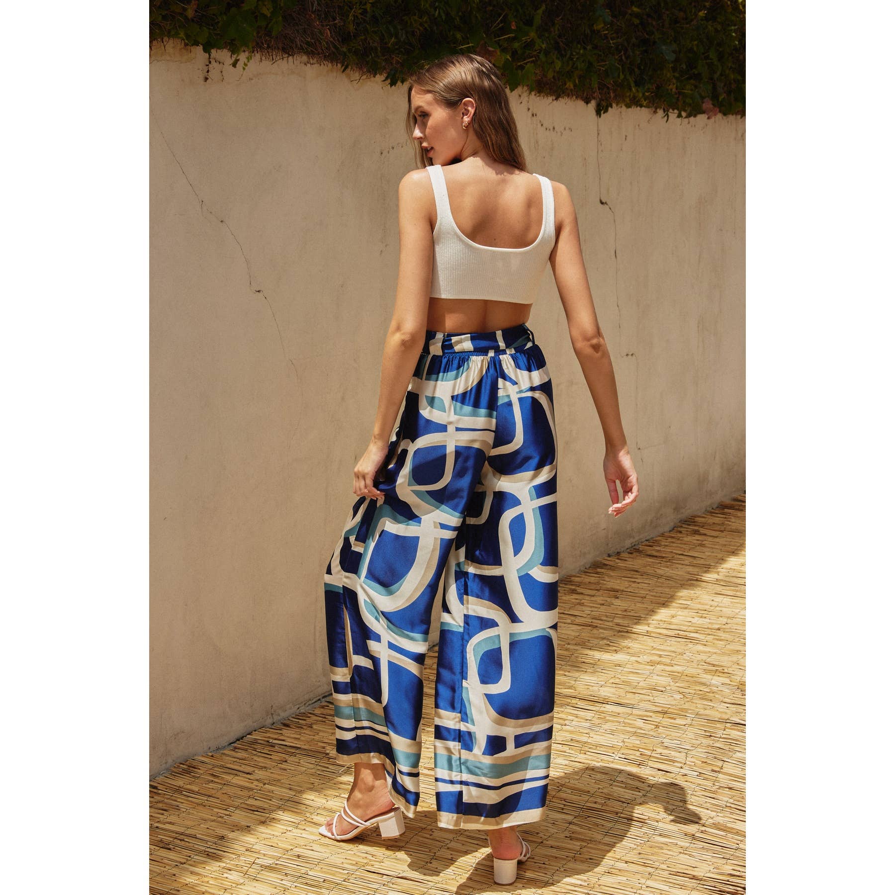 Bubble Bliss Looped Belt Pants