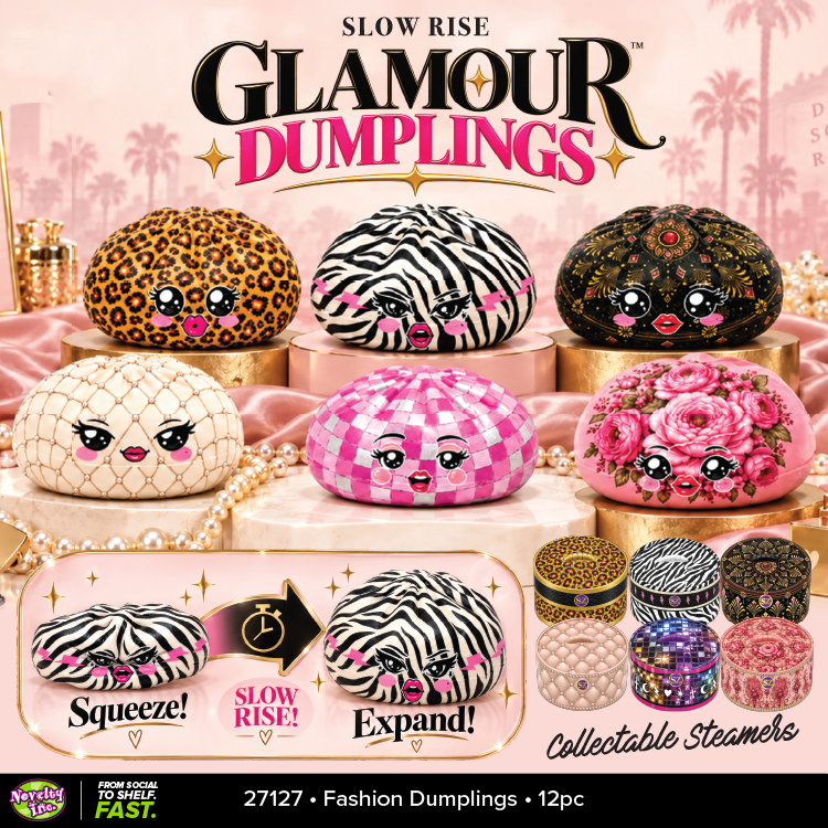 Glamour Slow Rise Dumpling Squishy Toy