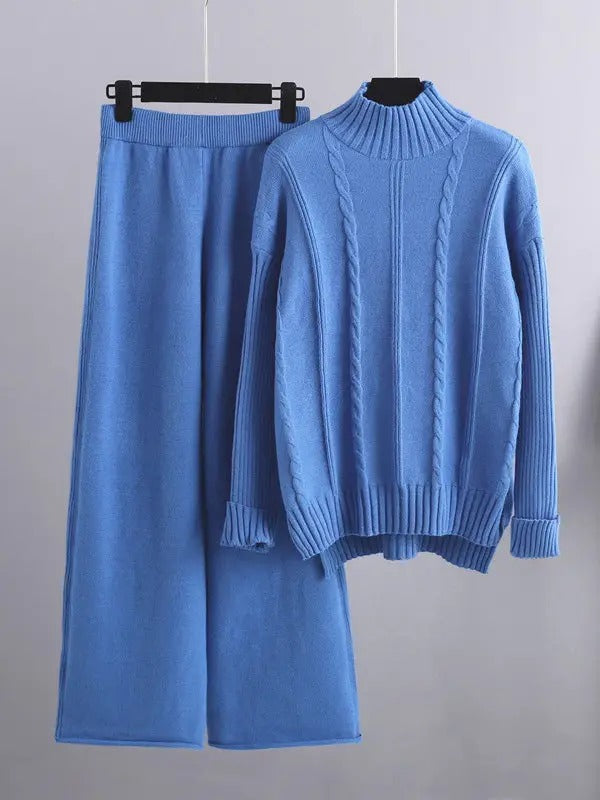 Long Sleeves Turtleneck & Pant Set