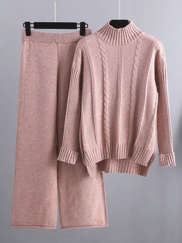 Long Sleeves Turtleneck & Pant Set