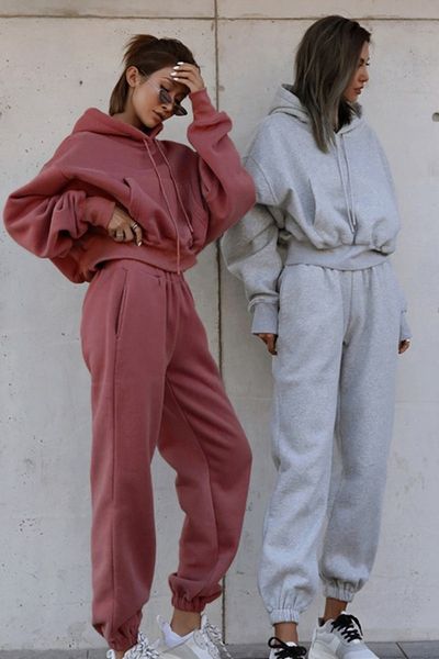 Oversized Slouchy Hoodie Set