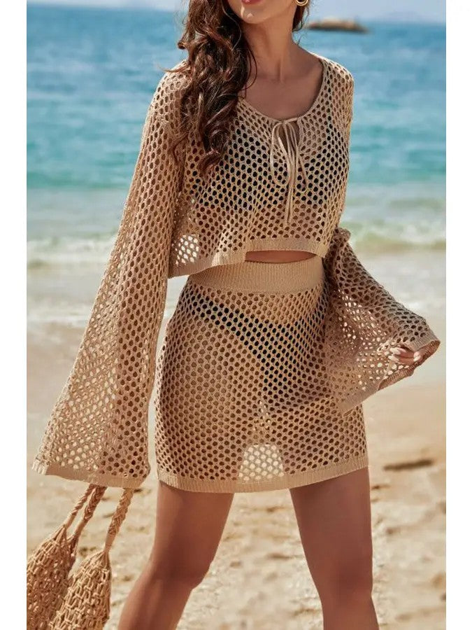 Open Weave Coverup Set
