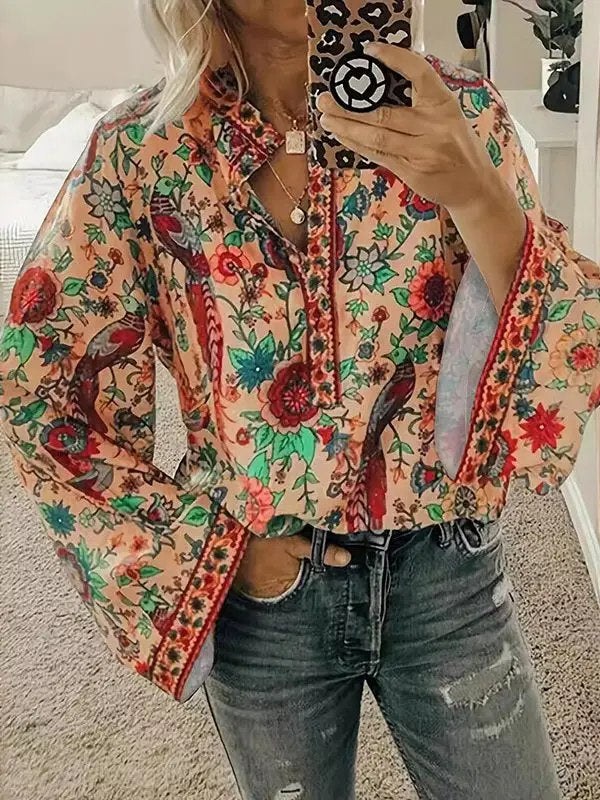 Boho Bird Blouse