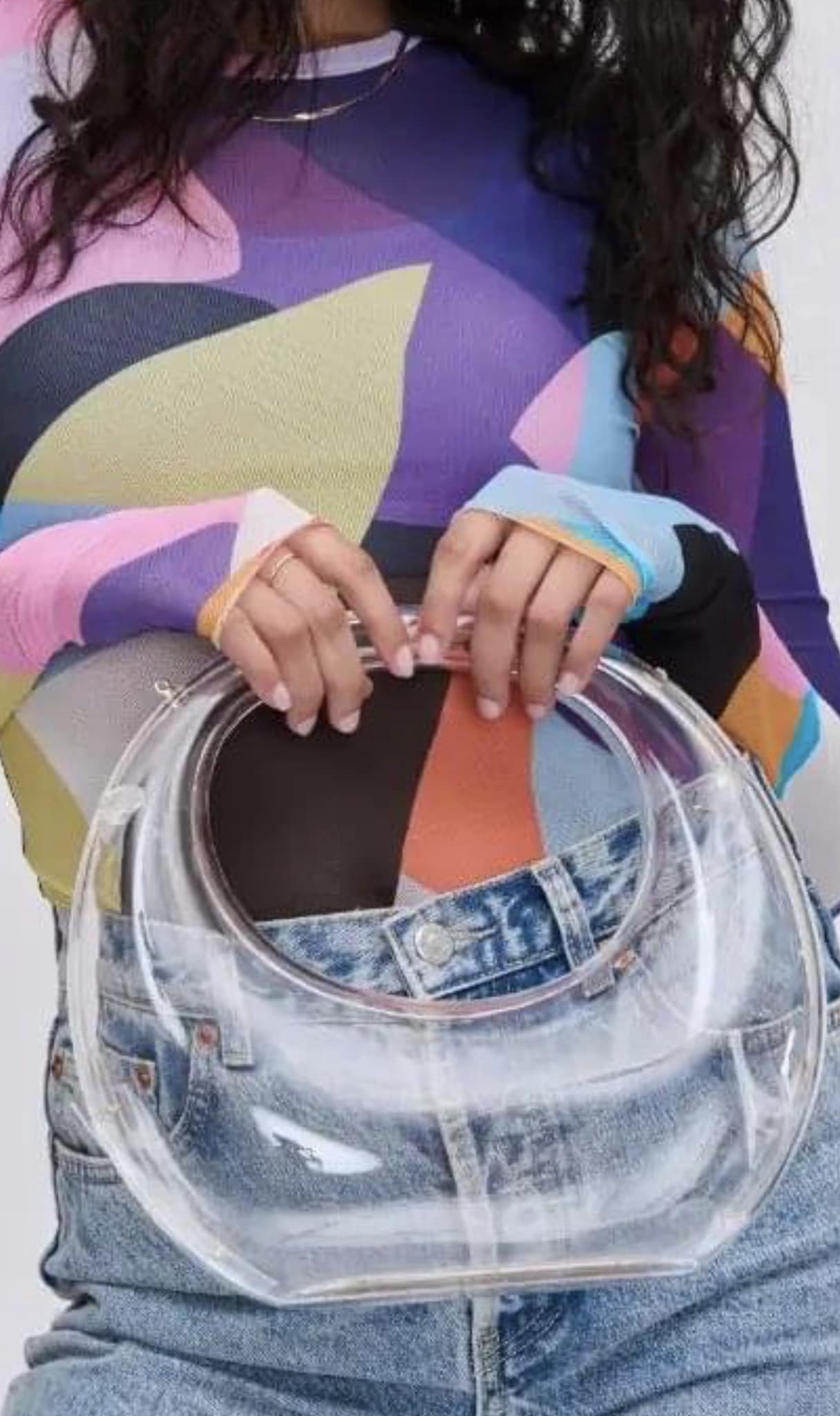 Circle Clear Bag