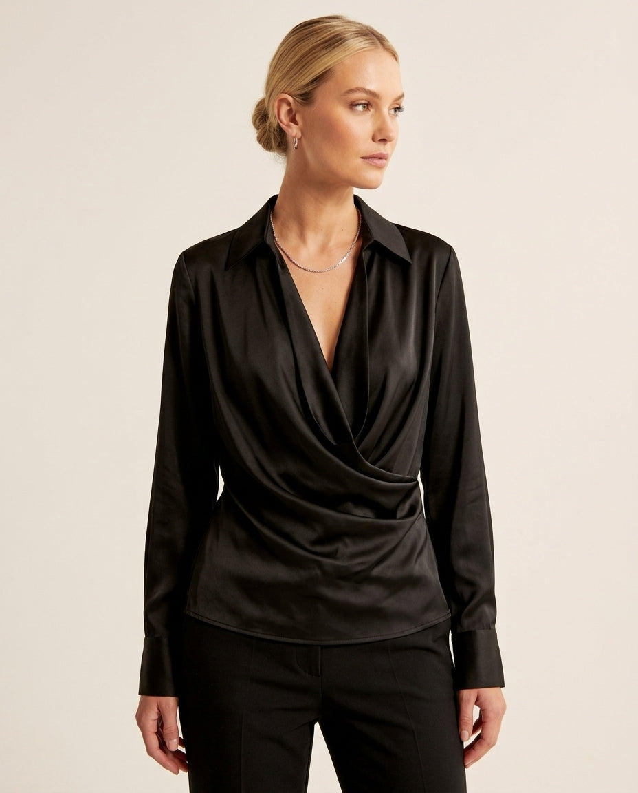 Classy Flow Silk Blouse