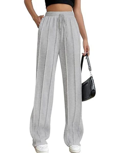 Pleat Front Wide Leg Pants