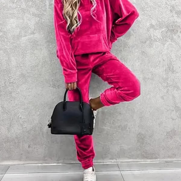 Velour Hoodie Set