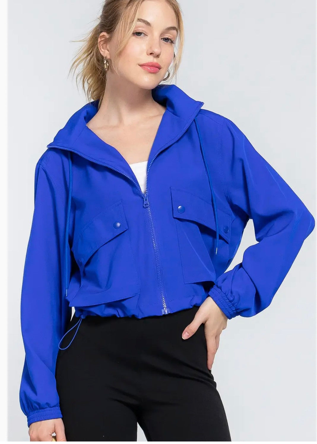 Royal Blue Hoodie Jacket
