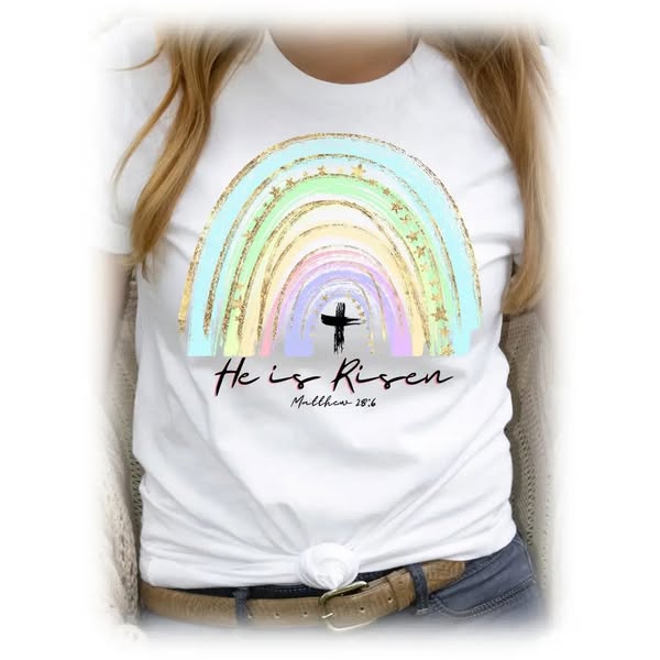 He Is Risen Tee