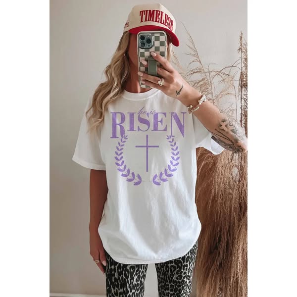 He Is Risen Tee