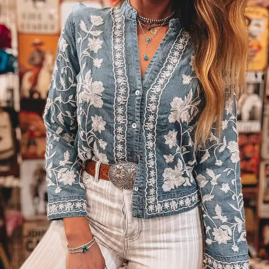 Western Boho Blouse