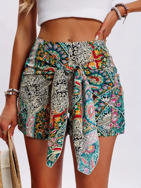 Paisley Boho Skort