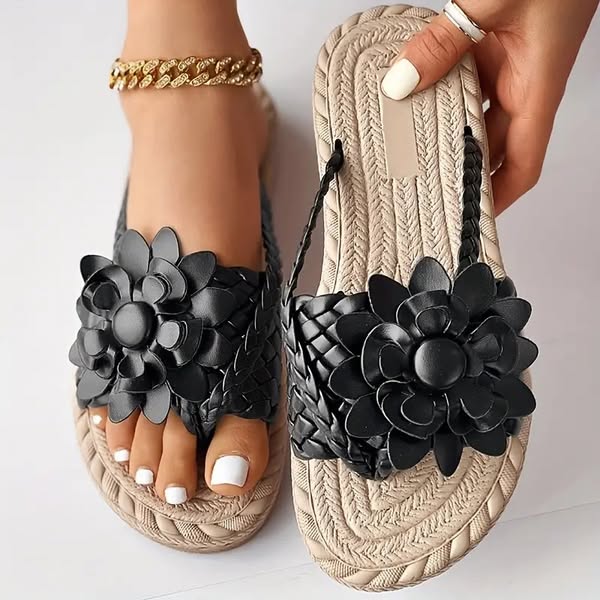 Layered Flower sandals