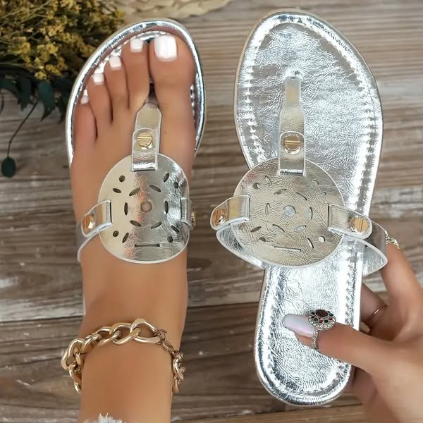 Metallic Summer Sandals