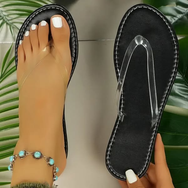 Clear Flip Flops