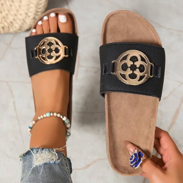 Medallion Dupe Sandals